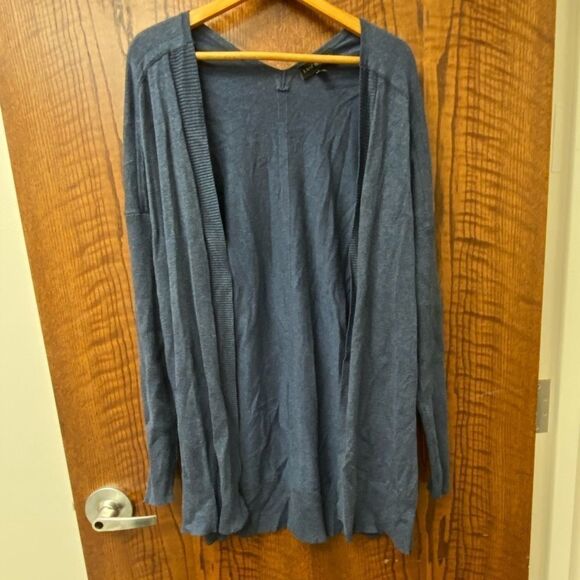 Lane bryant blue v back‎ open front cardigan - Picture 9 of 9
